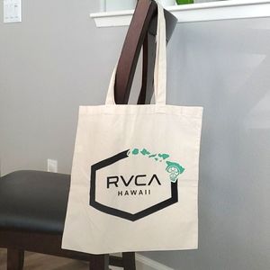 RVCA Hawaii islands hex reusable shopping tote